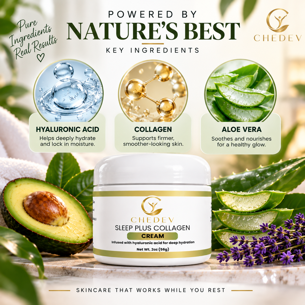 CHEDEV Sleep Plus Collagen Cream