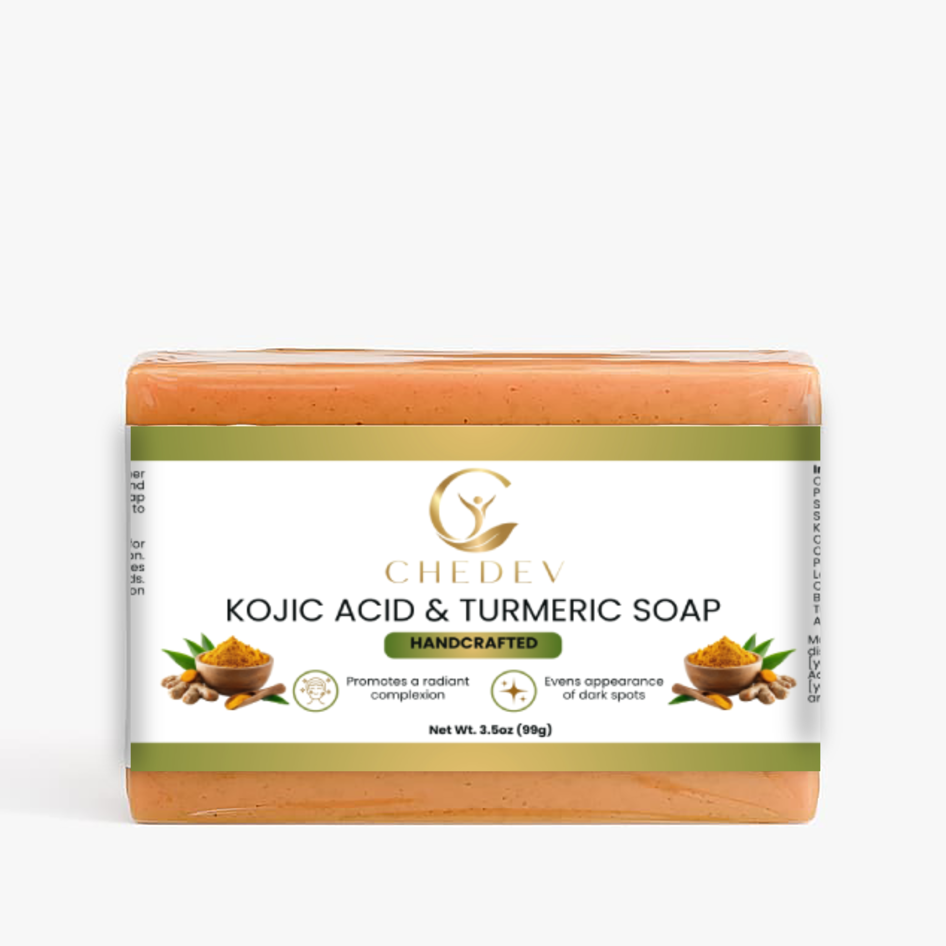 CHEDEV Kojic Acid & Turmeric Soap